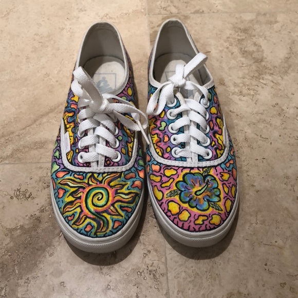 vans colorful sneakers